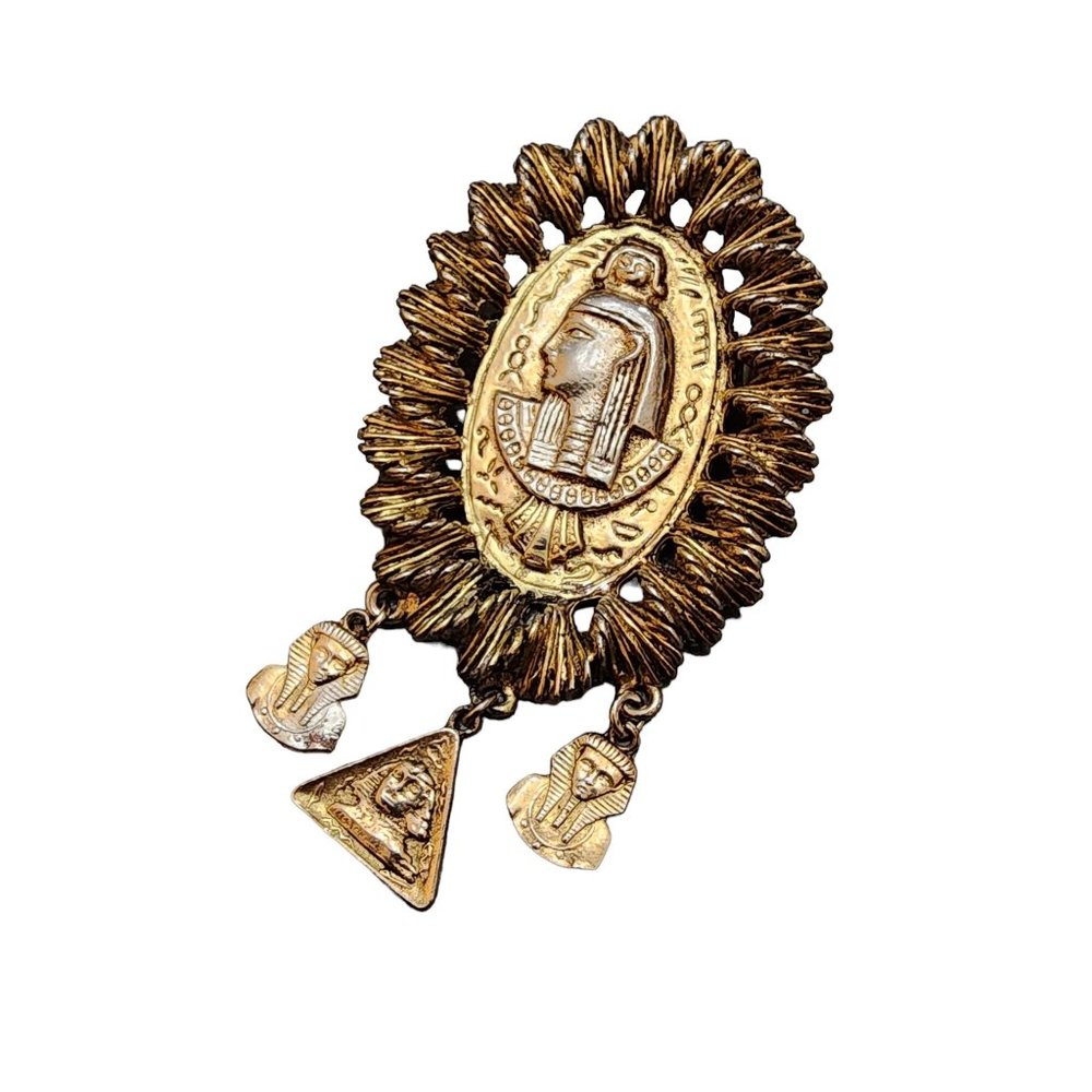 Vintage Egyptian Revival Brooch or Pendant (A2835)